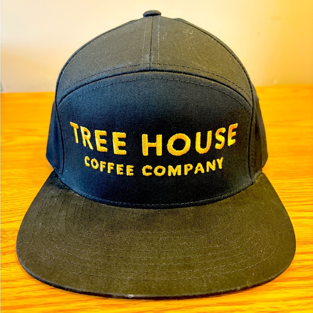 Tree House Brewing/Coffee Co Embroidered Logo Hat with Leather Adjustable Strap